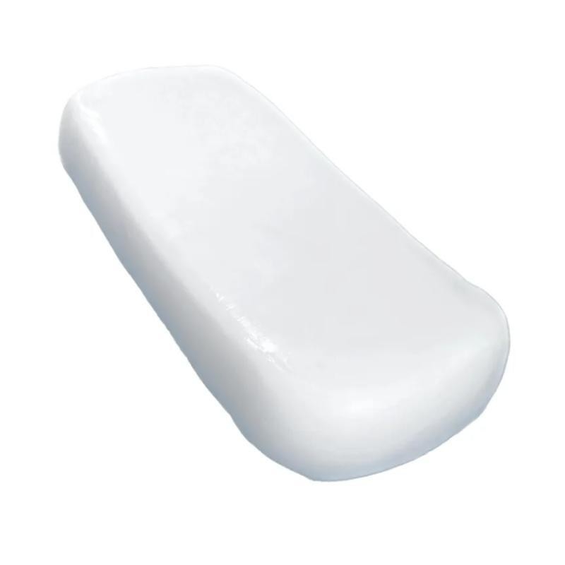 Good Aging Resistance White 8.5Mpa MVQ Silica Rubber Raw Elastomer Material for Keypad Molding