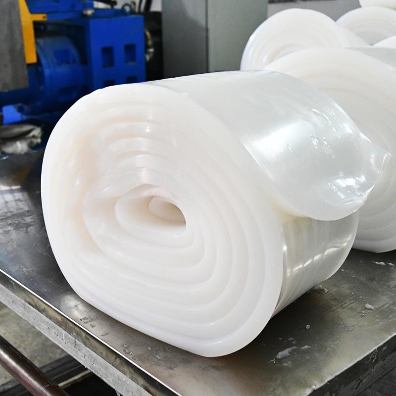 Good Aging Resistance White 8.5Mpa MVQ Silica Rubber Raw Elastomer Material for Keypad Molding