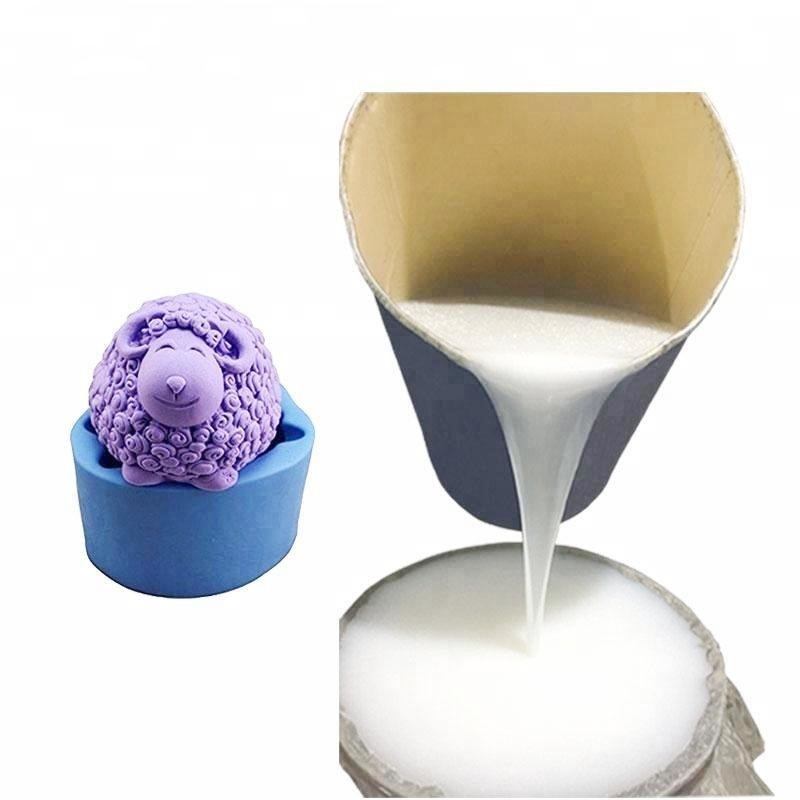 Low Shrinkage White Liquid Silicone For Mold Making 300% Elongation For Oil Drill